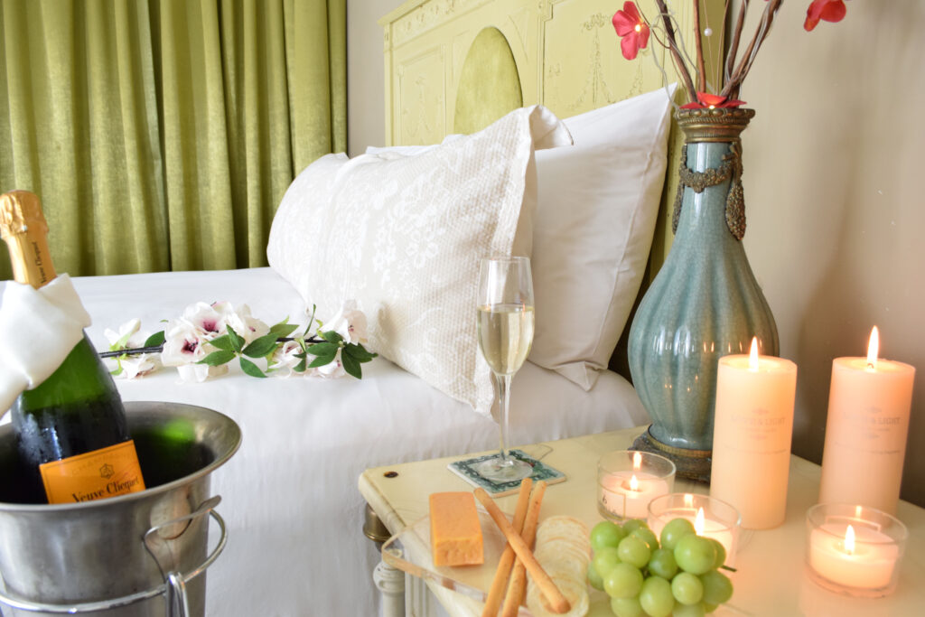 cheeseboard by bed